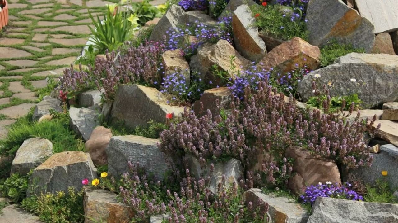 65 Ideen f&uuml;r dein Gartengestaltung, STEINGARTEN