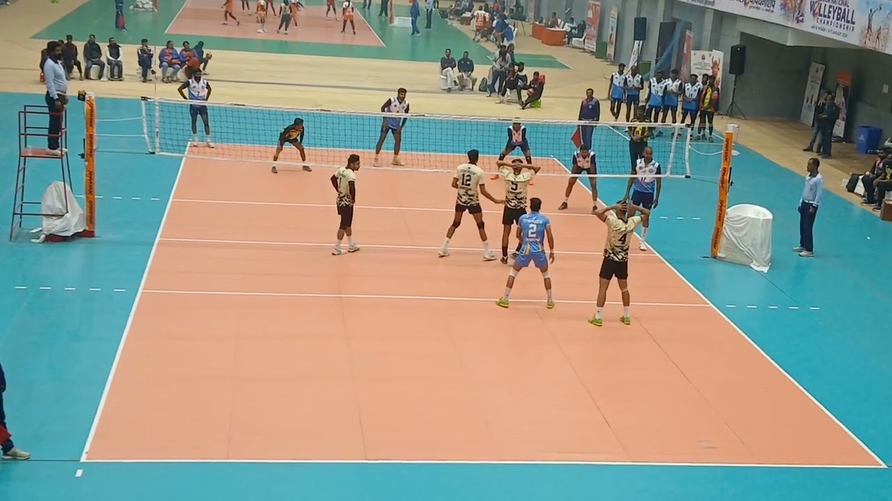 72nd senior national volleyball championship varanasi UTTAR PRADESH VS ANDHRA PRADESH 1 set 