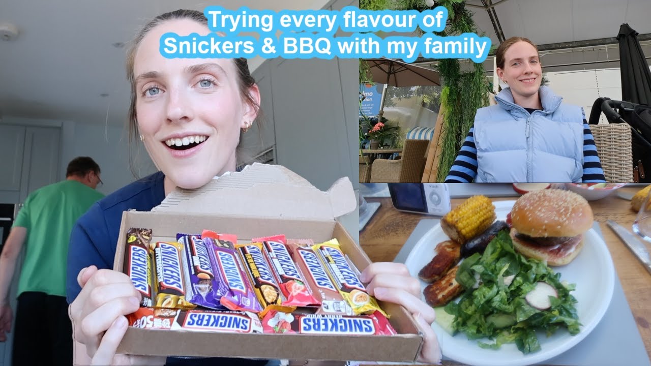 Trying Snickers from around the world, BBQ & pep talk
