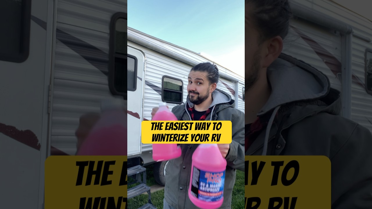 This is THE EASIEST WAY to WINTERIZE YOUR RV! 5 STEPS #rvlife