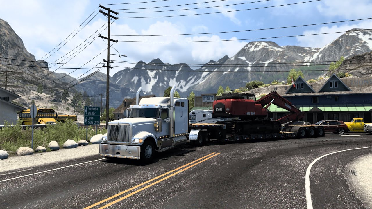 American Truck Simulator British Columbia PROMODS Canada Lillooet(BC) to Merritt(BC)