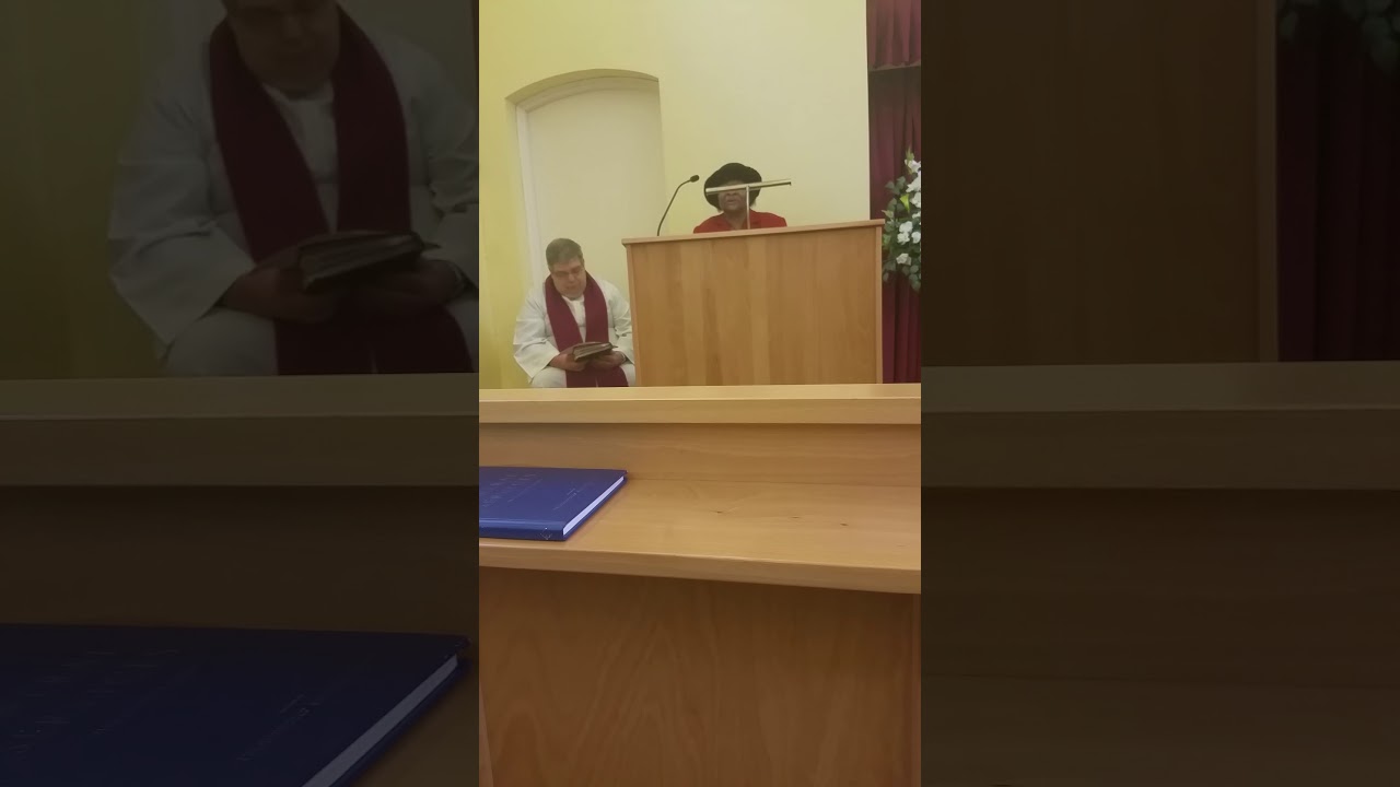 My mum Bernita Alphonse singing at daughter Diane Alphonse funeral