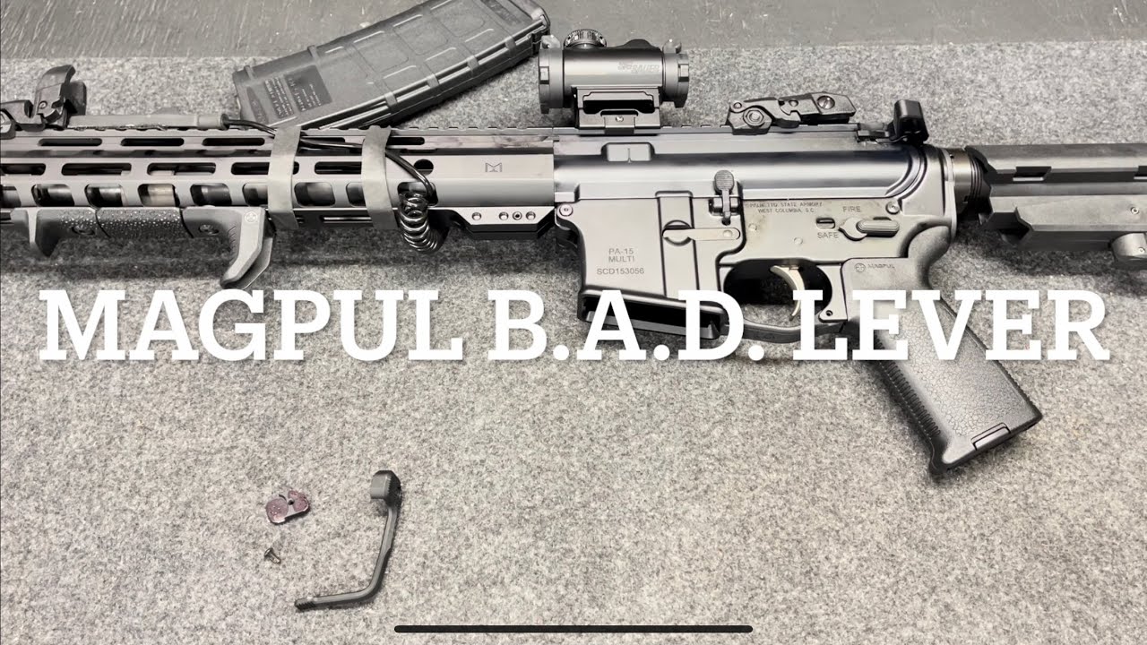 Magpul B.A.D. Lever Install