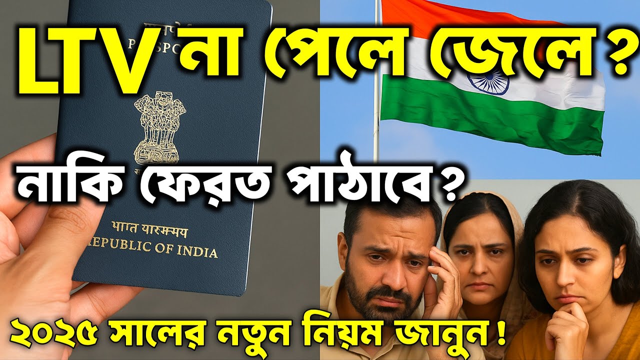 🔴 স্পনসর ছাড়া LTV না পেলে জেলে? | ২০২৫ সালের নতুন নিয়ম জানুন | India Visa for Bangladeshis