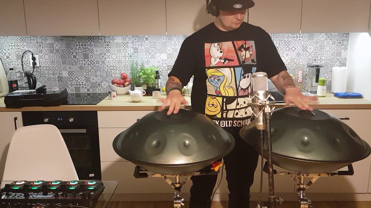 Techno In The Kitchen - Boss RC-505 - Two Handpan
