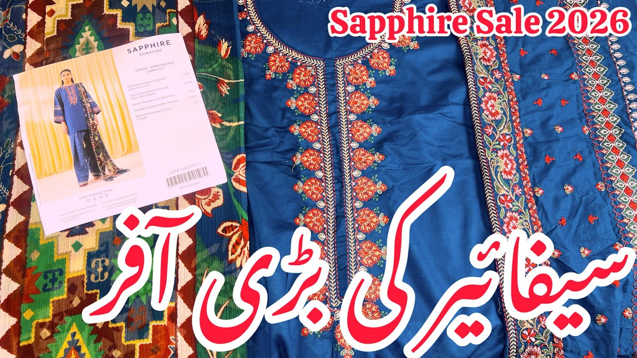 Sapphire Flat 25% Off on Summer Collection ❤️ #sapphire #sale