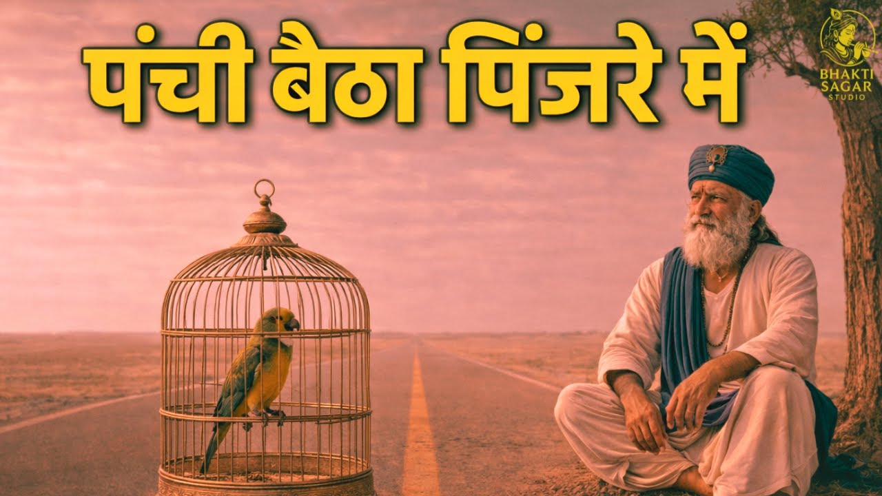 पंछी बैठा पिंजरे में | कबीर चेतावनी निर्गुण भजन | Nirgun Bhajan | Panchi Baitha Pinjre Mein |#bhakti