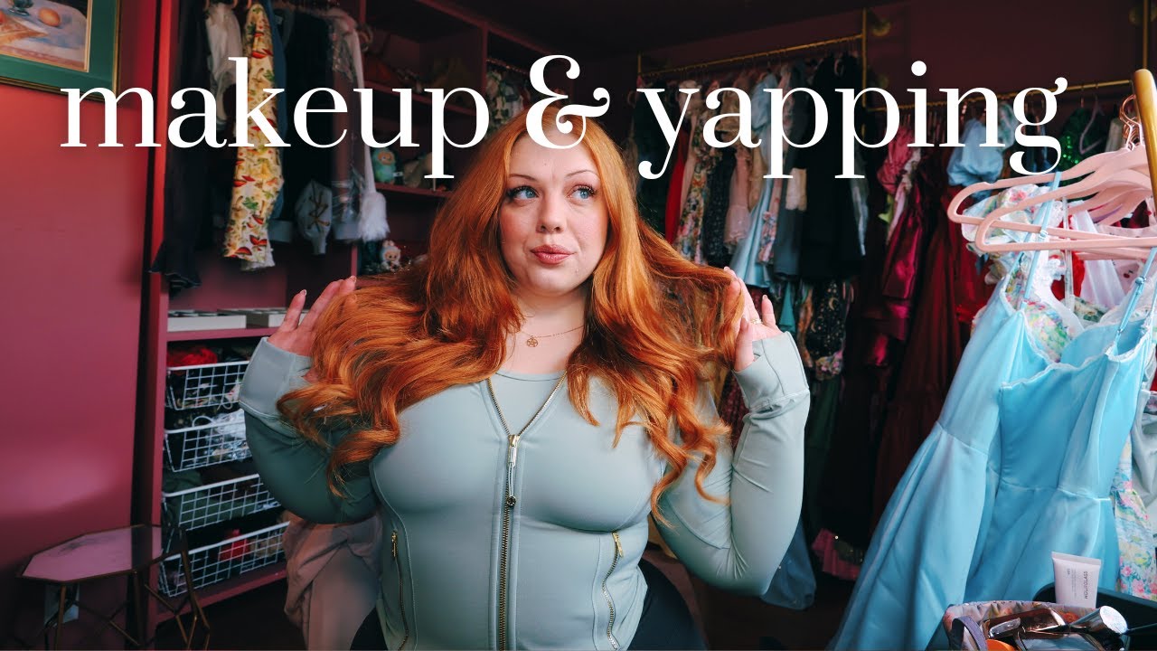 how to start planning a book & my thoughts on tropes | makeup & yapping