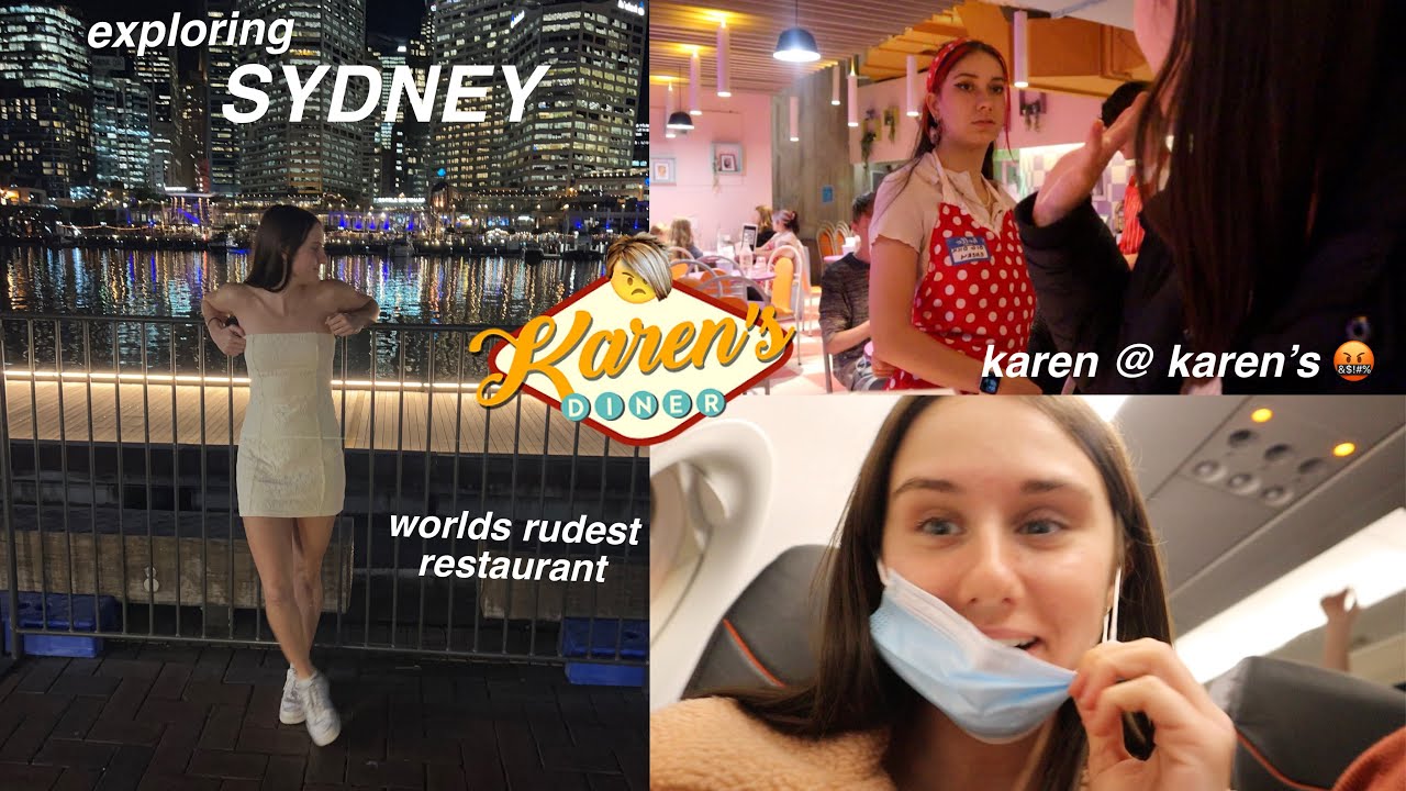 Taking a Karen to Karens Diner... 😬 SYDNEY VLOG | Worlds Rudest Restaurant, Shopping Haul + Hotels