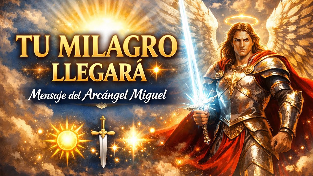 Tu milagro llegará ☀️ Mensaje del Arcángel Miguel ⚔️✨