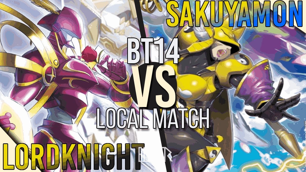LordKnightmon vs Sakuyamon [Digimon TCG BT14 Local Match] Match Commentary with Overlay