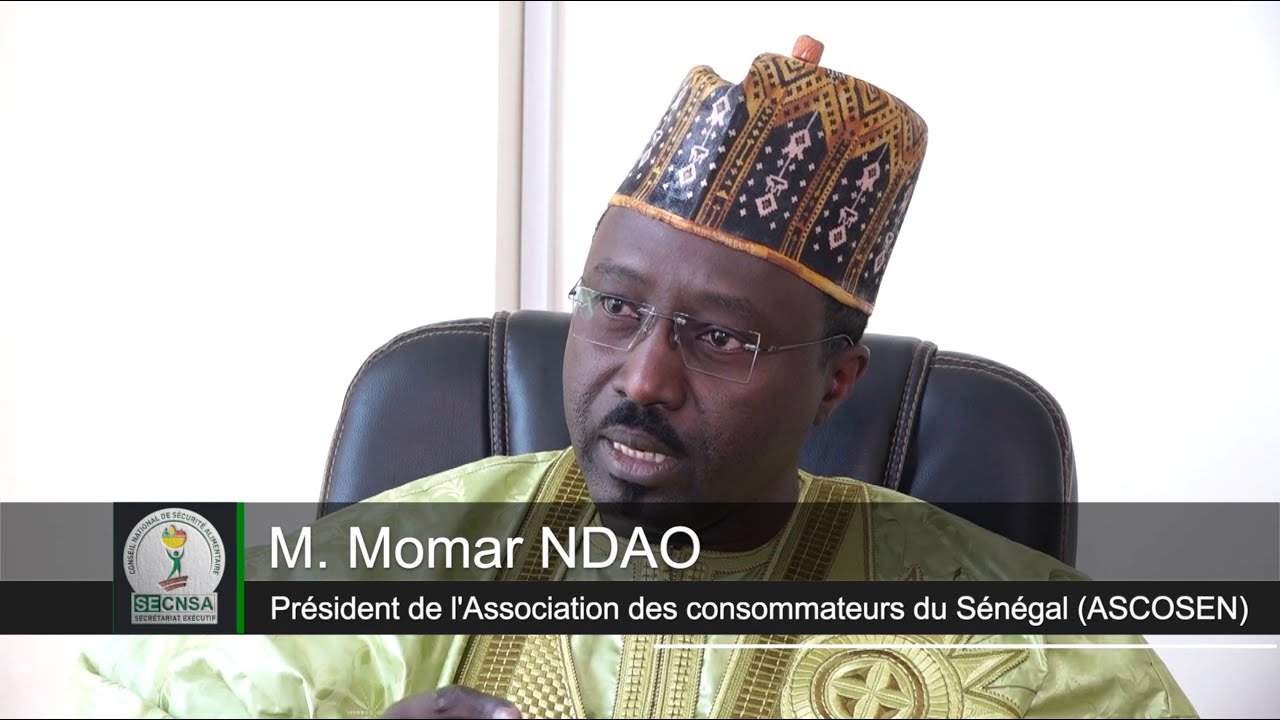 Message - M. Momar Ndao | Président de l'Association des consommateurs du Sénégal (ASCOSEN)