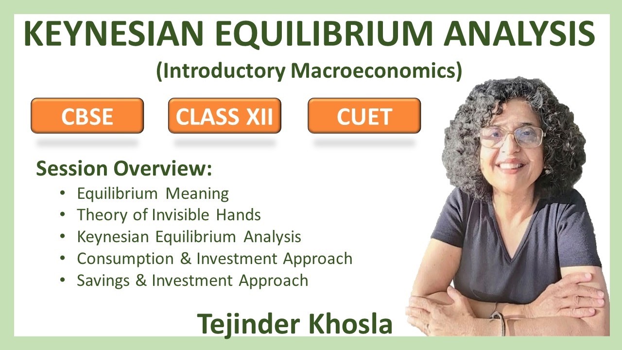 Keynesian Equilibrium Analysis - Meaning and two approaches: C+I Approach and S&I Approach