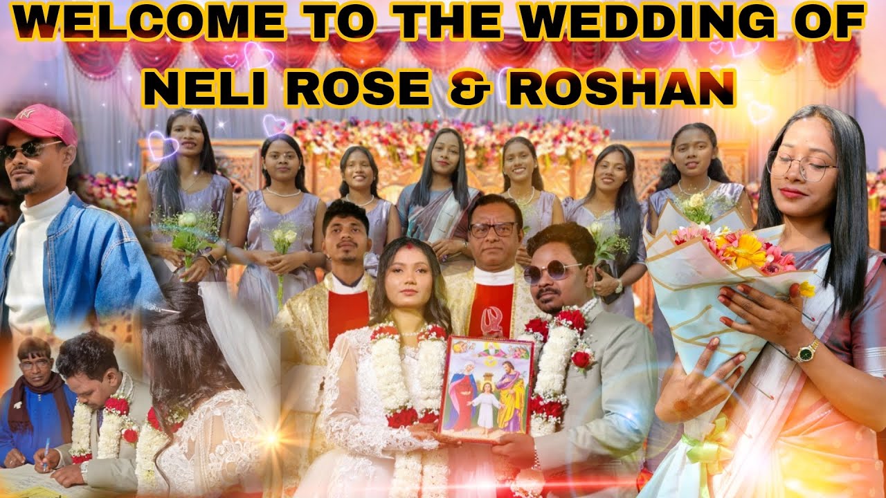 WELCOME TO THE WEDDING OF NELI ROSE & ROSHAN 💍 | Ghoghia Parish Church Marriage Full Vlog 2026 ❤️