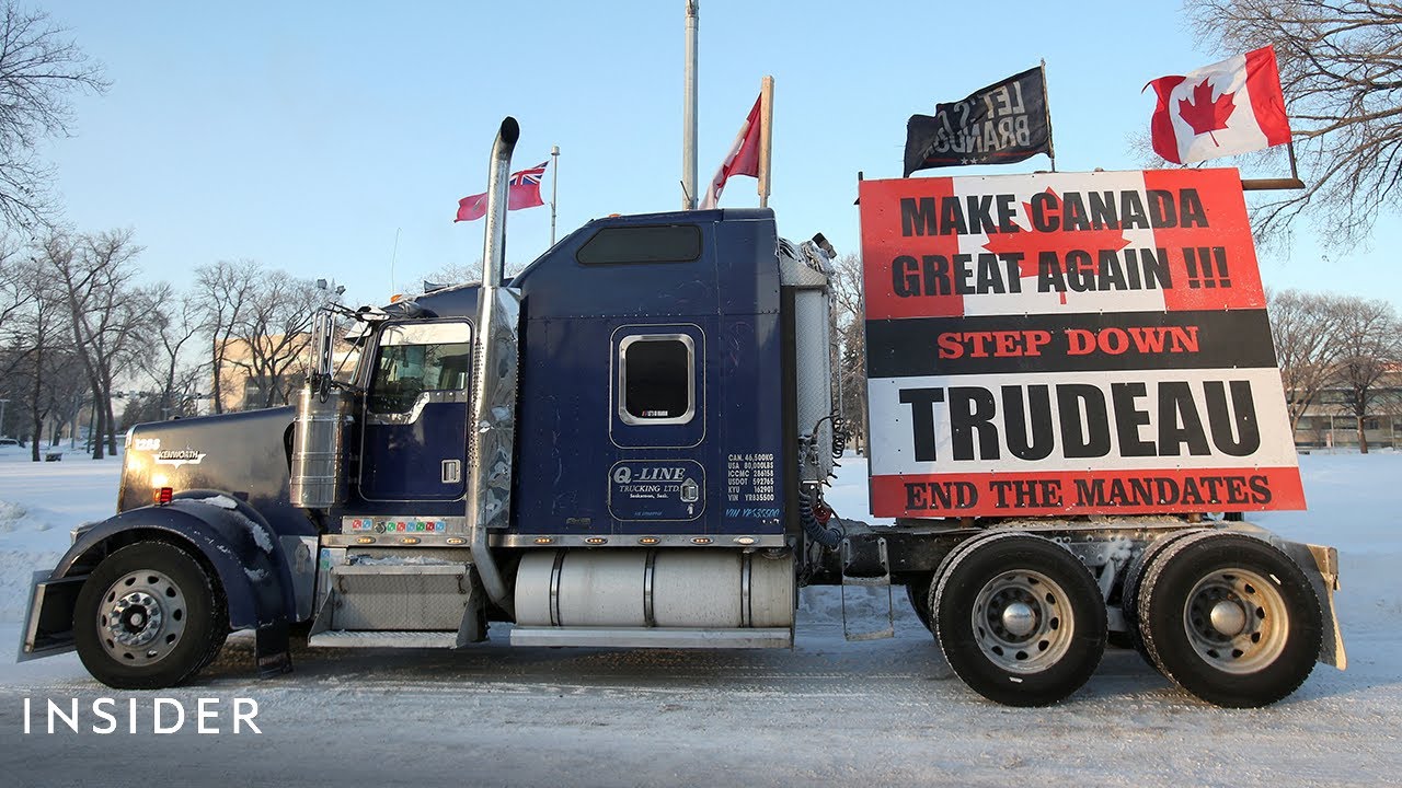 Inside The Trucker Protest That's Brought Cities In Canada To A Halt