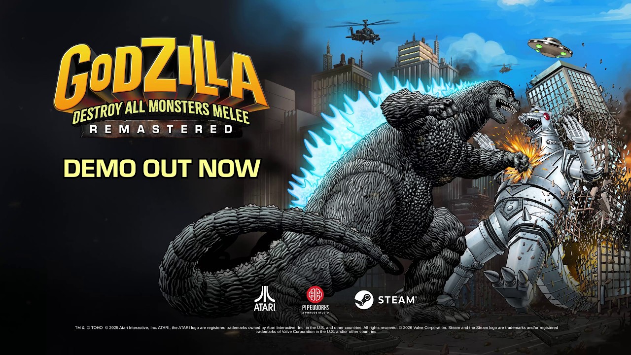 Godzilla Destroy All Monsters Melee Remastered &mdash; Официальный демо-трейлер