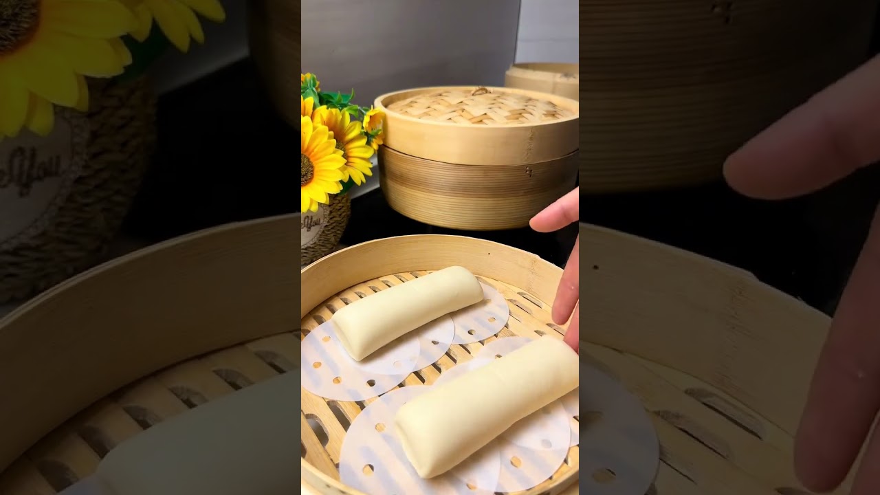 水光肌馒头 无油无糖，做法简单，新手也能一次做成功✌️ 馒头还得是自己做的好吃😋# 美食教程 # 馒头 # 面食 # 后酵母法