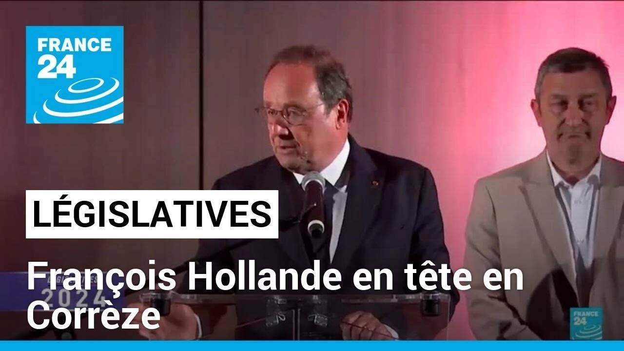 Législatives : François Hollande arrive en tête du premier tour en Corrèze avec 37,7%