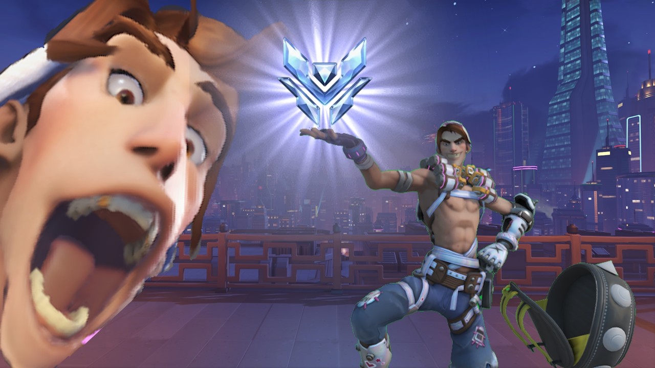 i finally hit diamond as junkrat* in Overwatch