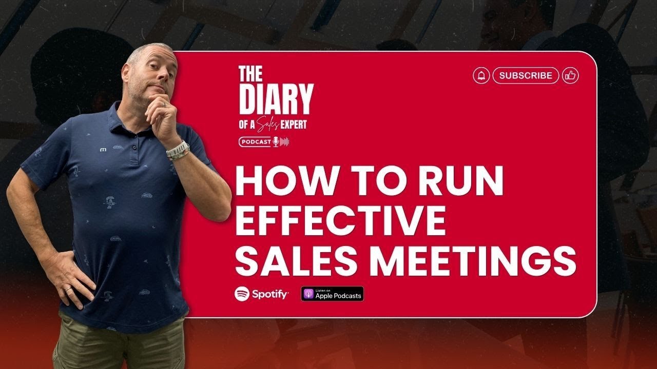 How to run effective sales meetings