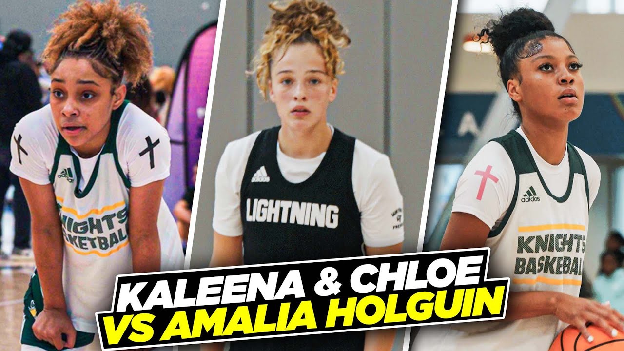 Special K & Chloe Jenkins vs Texas Commit Amalia Holguin Gets ACTIVE!