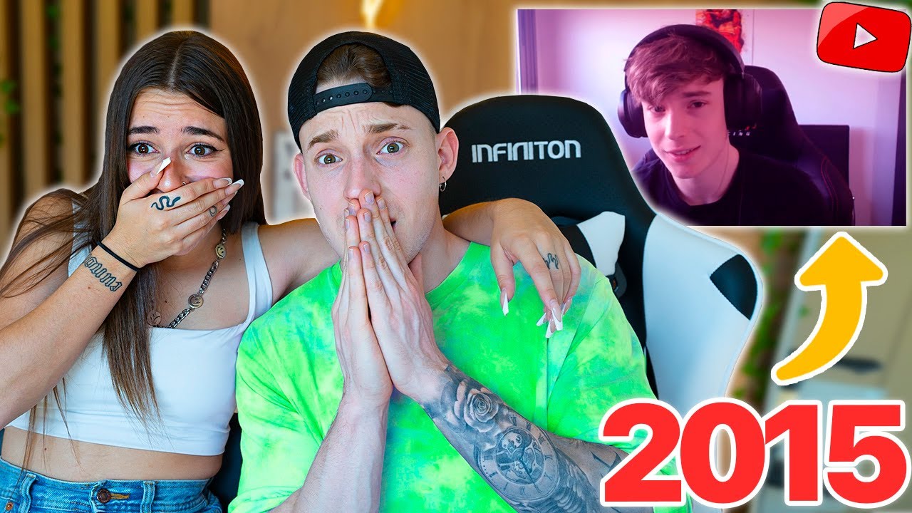 MI NOVIA REACCIONA A MIS VÍDEOS ANTIGUOS !! *beso a otra chica* Exi