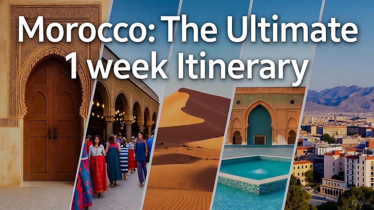 Plan Morocco in 3 minutes: Ultimate 7 day guide