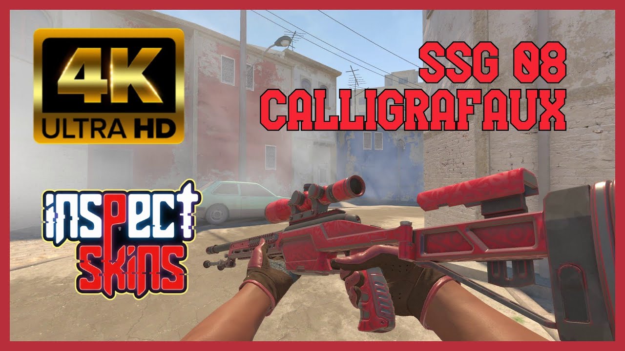 SSG 08 Calligrafaux - Skin Inspect & Showcase (All Floats) | CS2 [4K60FPS]