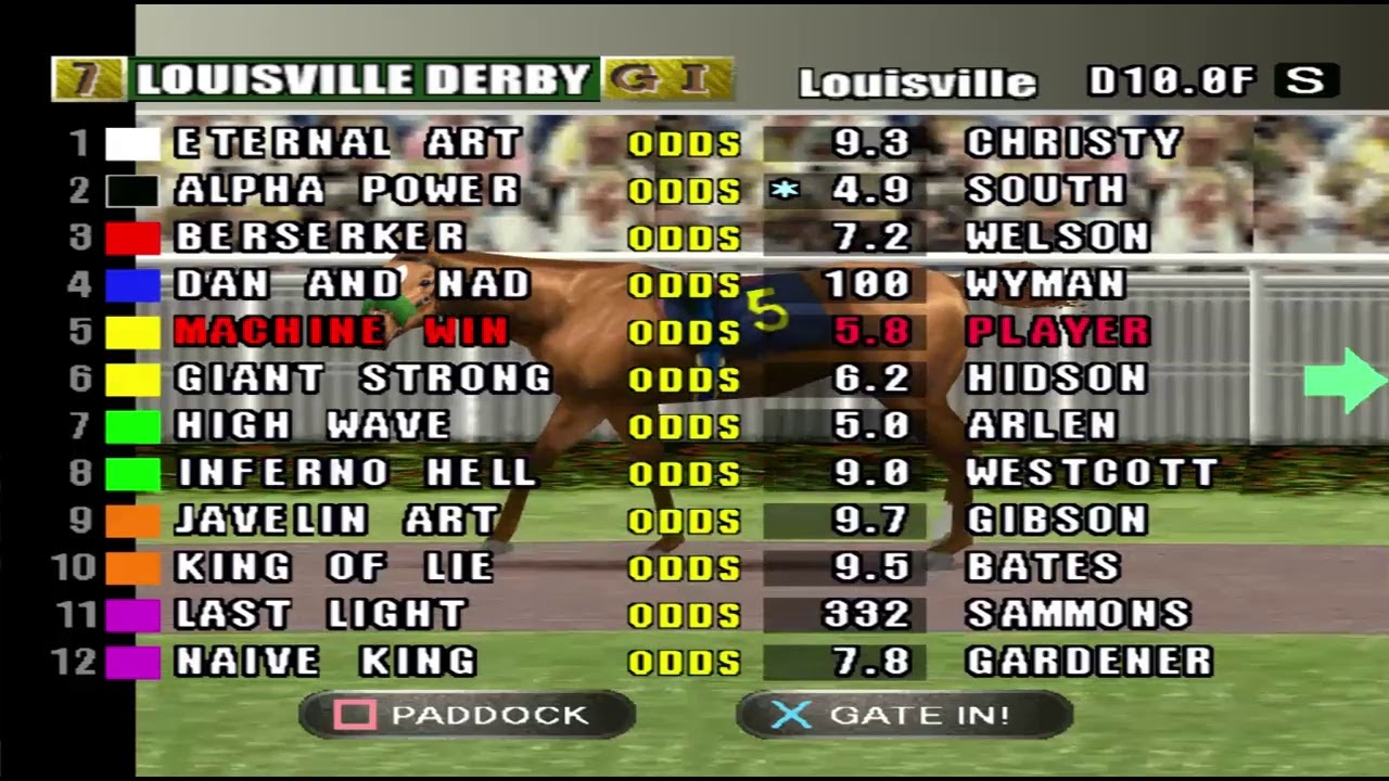 Gallop Racer - All Legend Horse