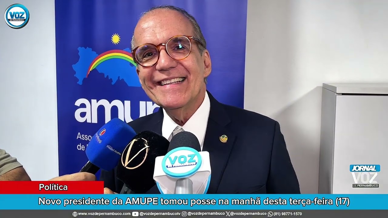 Senador Fernando Dueire na posse do Novo presidente da AMUPE - 17-03-2026