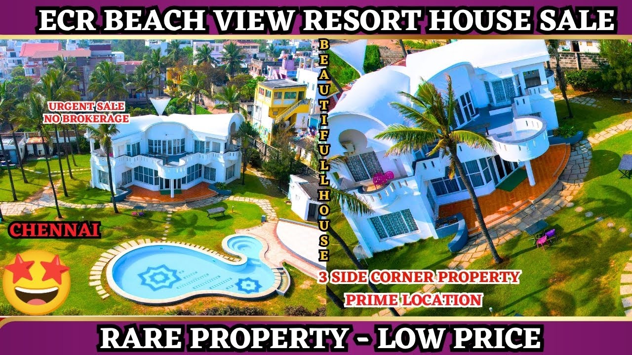 Chennai ECR Beach View Property For Sale - Low Price - Beach End Property #ecrbeachhouse #ecrhouse