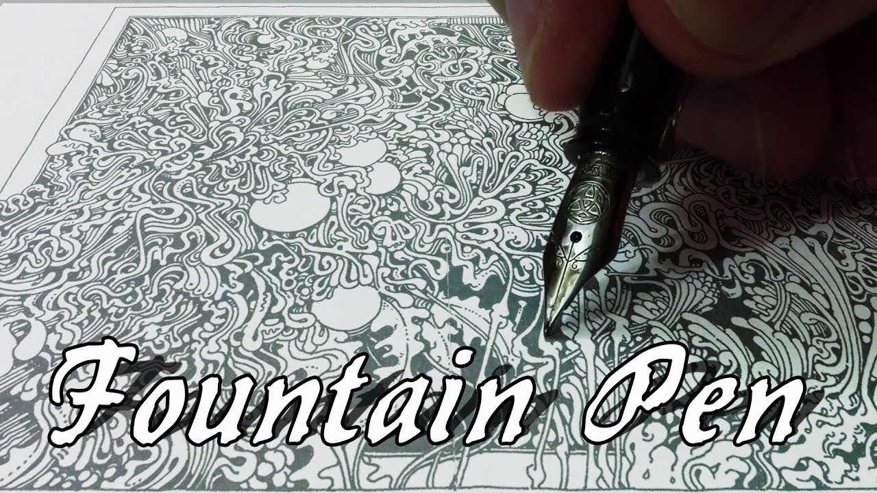 Drawing with a Clear Fountain Pen (TWSBI Eco) (plus $100+ Fountain Pen Giveaway)