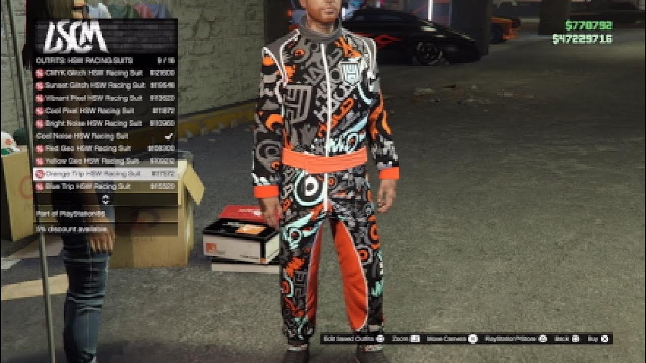 ALL HSW (Hao's Special Works) Racing Outfits GTA Online PS5