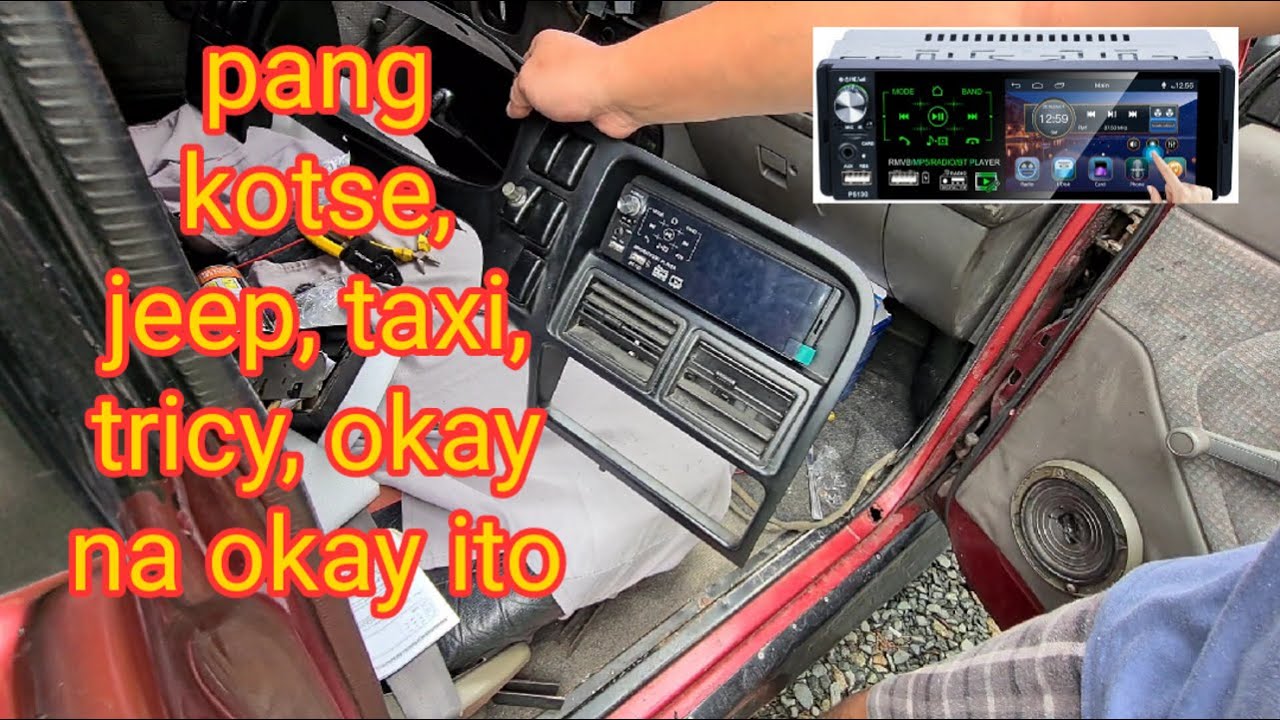 1DIN car stereo installation | mekaniko