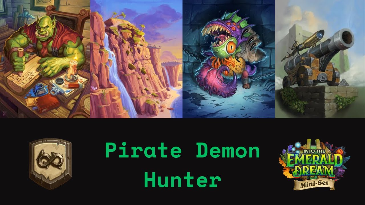 Pirate Demon Hunter, The Best Deck To Hit Legend! (Hearthstone Wild)