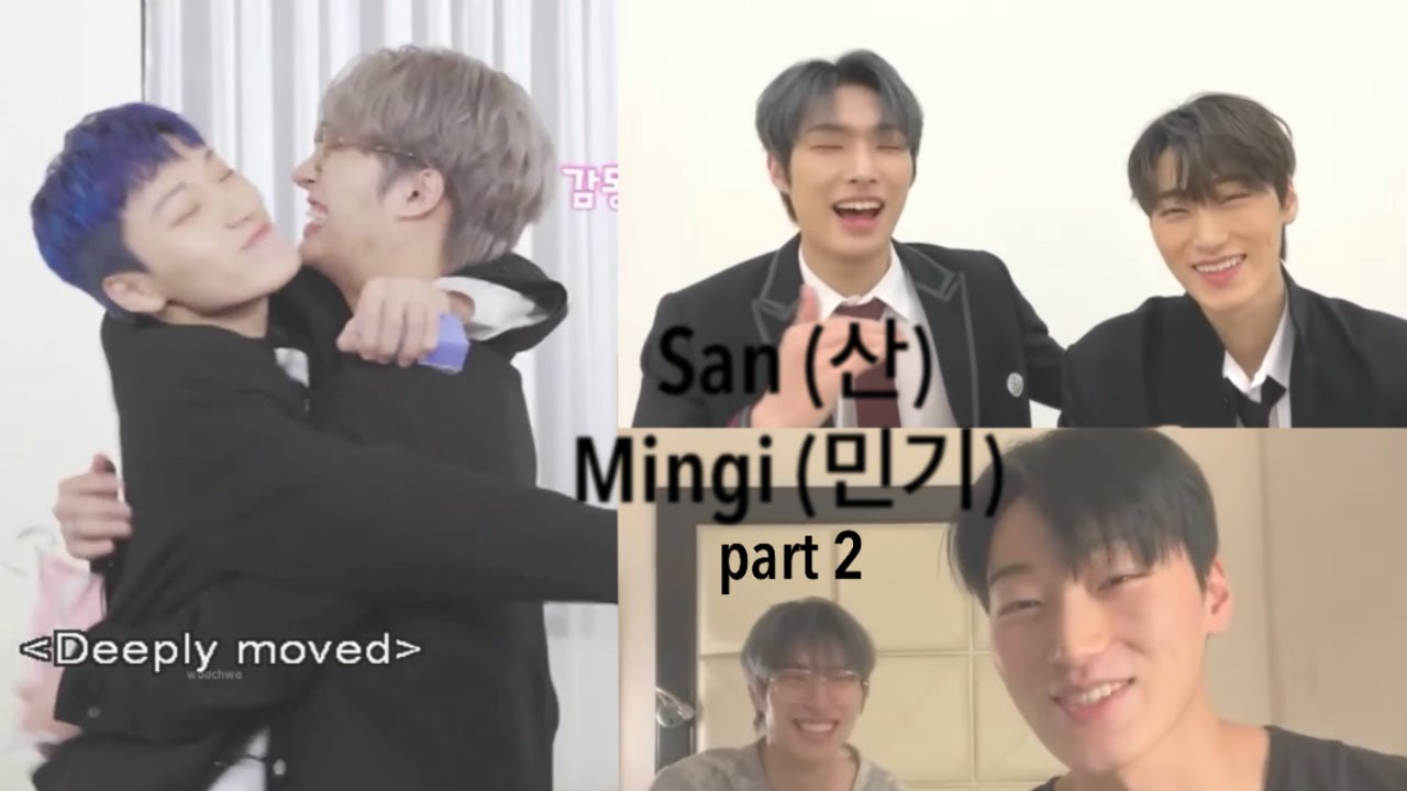 San (산) and Mingi (민기) | ATEEZ SANGI compilation part 2