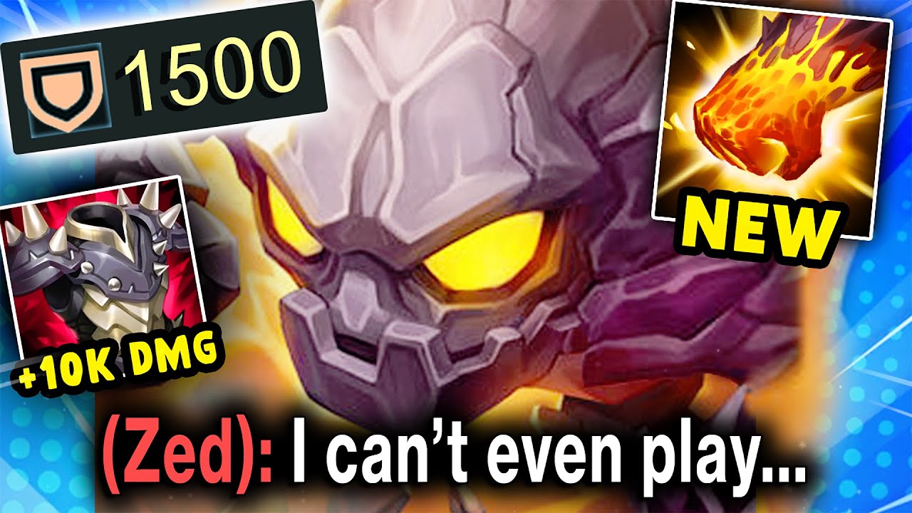 I broke the Armor World Record on NEW Malphite Jungle... (1500 ARMOR)