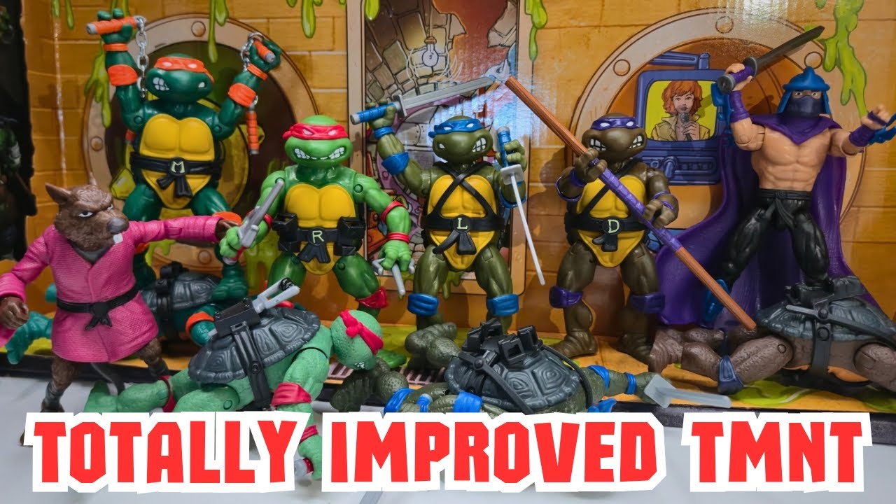 Playmates Fixed More Than Turtle Bumps? Updated Retro TMNT