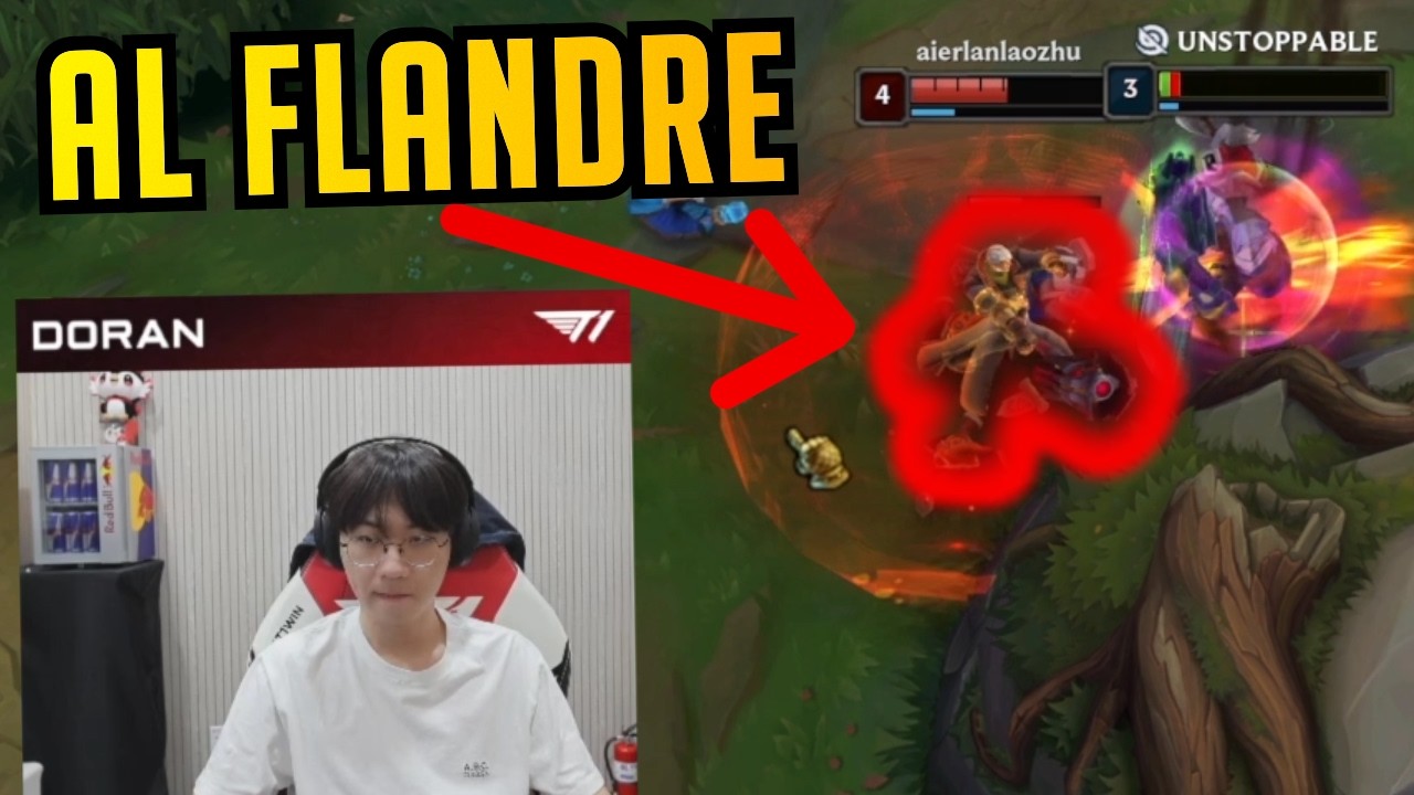 T1 Doran DESTROYS AL Flandre - HIGH ELO KR Pros SoloQ Highlights