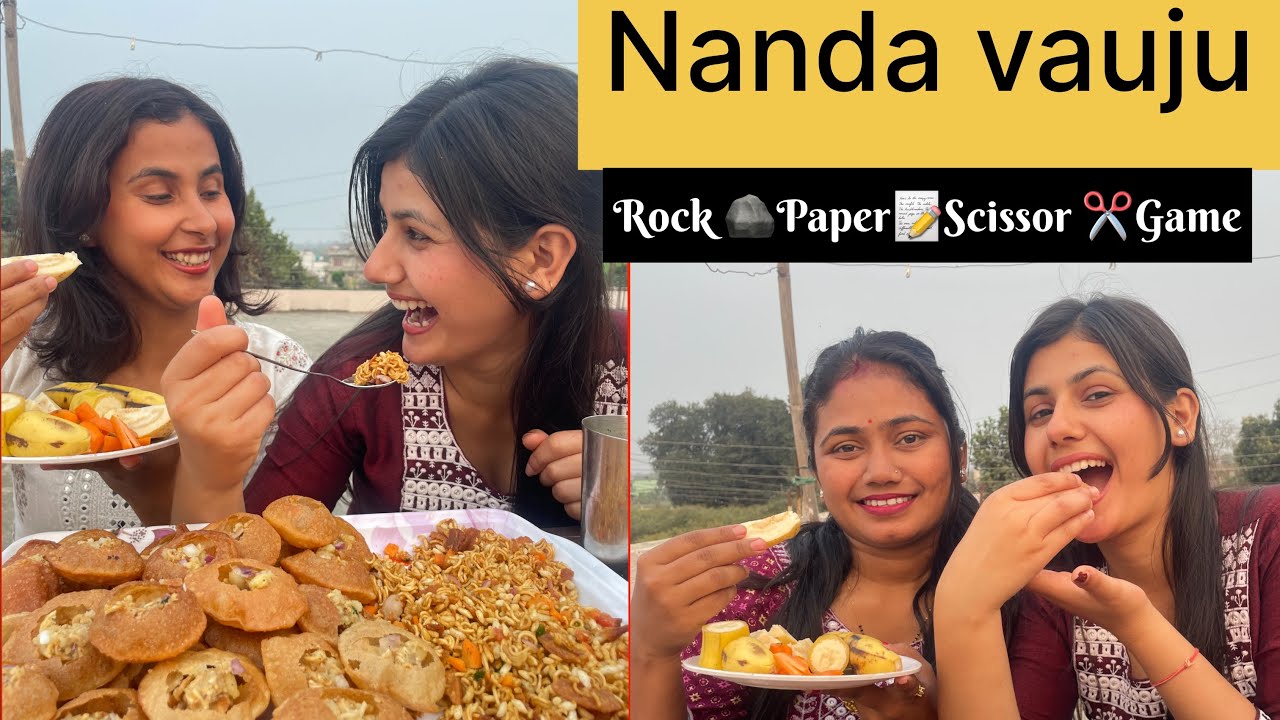Rock 🪨 paper 📄 scissors ✂️ game❤️✂️🪨📝#nandavauju #game#funnyvideo😀