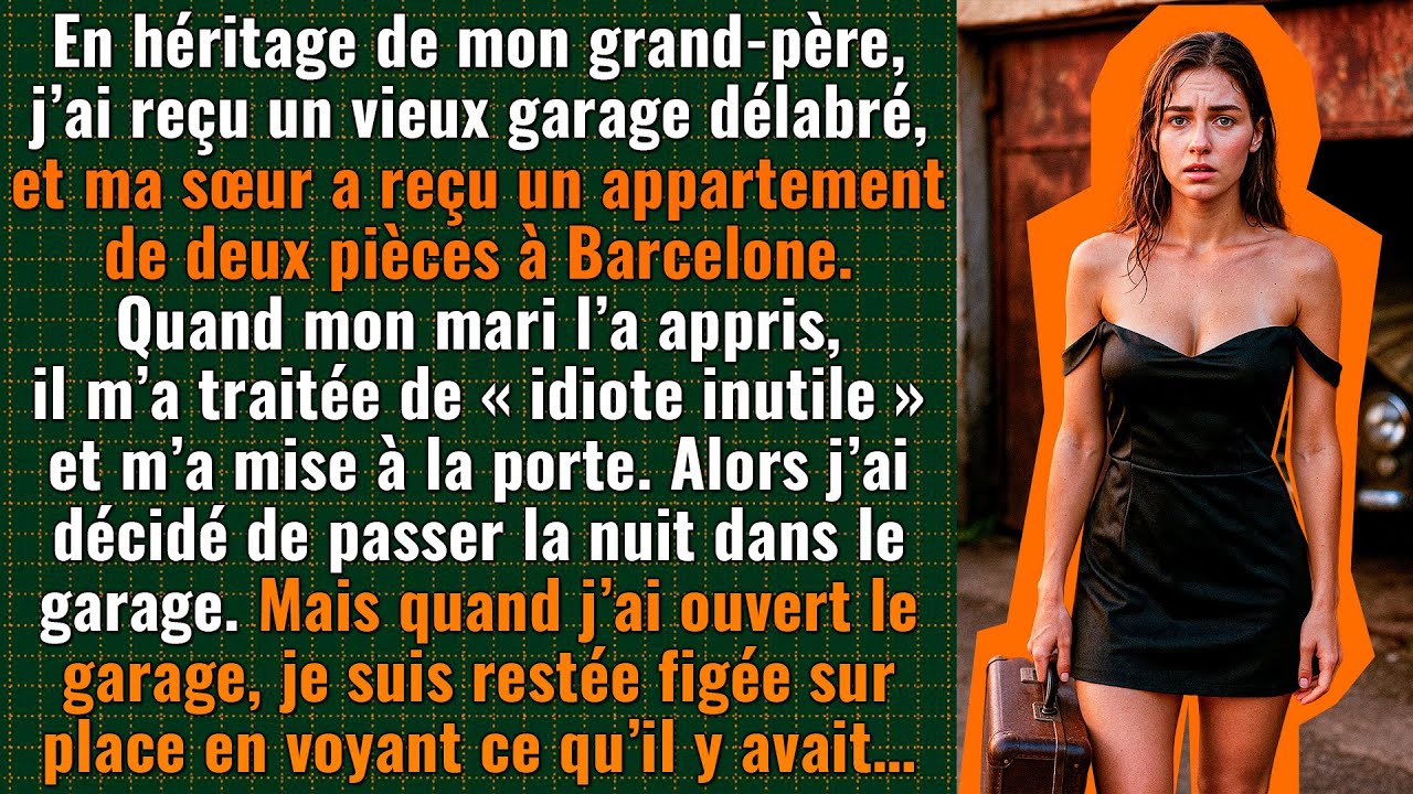 En héritage de mon grand-père, j’ai reçu un vieux garage en ruine, mais quand je suis entrée…