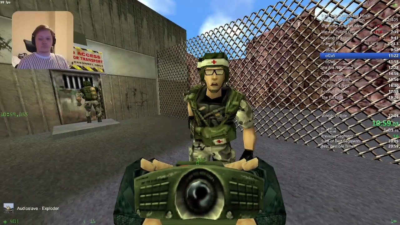 Half-Life: Opposing Force in 21:44 (RTA, Scriptless)