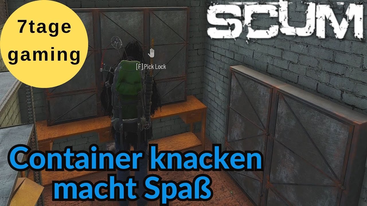 SCUM 0.85 🏹 40: Container knacken macht Spaß.