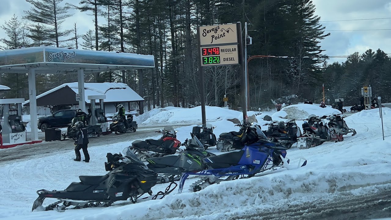 Tug Hill Snowmobiling March 3rd 2025