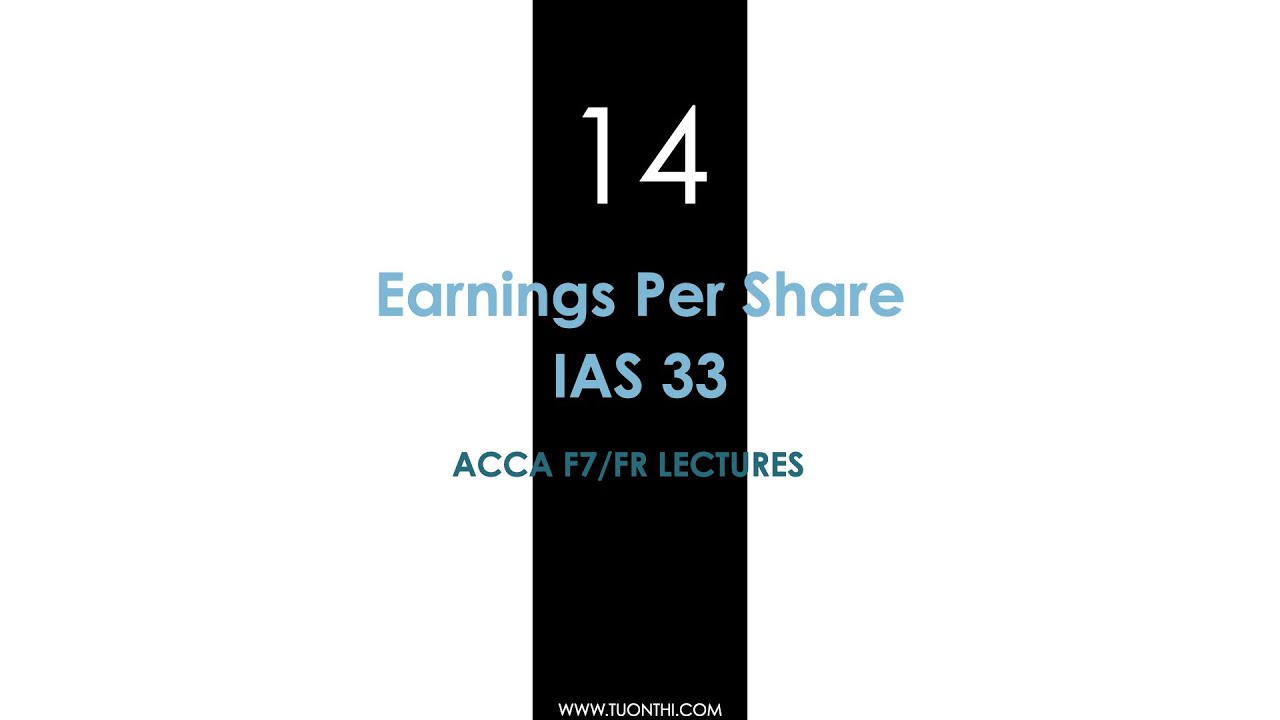 ACCA F7 Video Lectures: Basic EPS VS. Diluted EPS