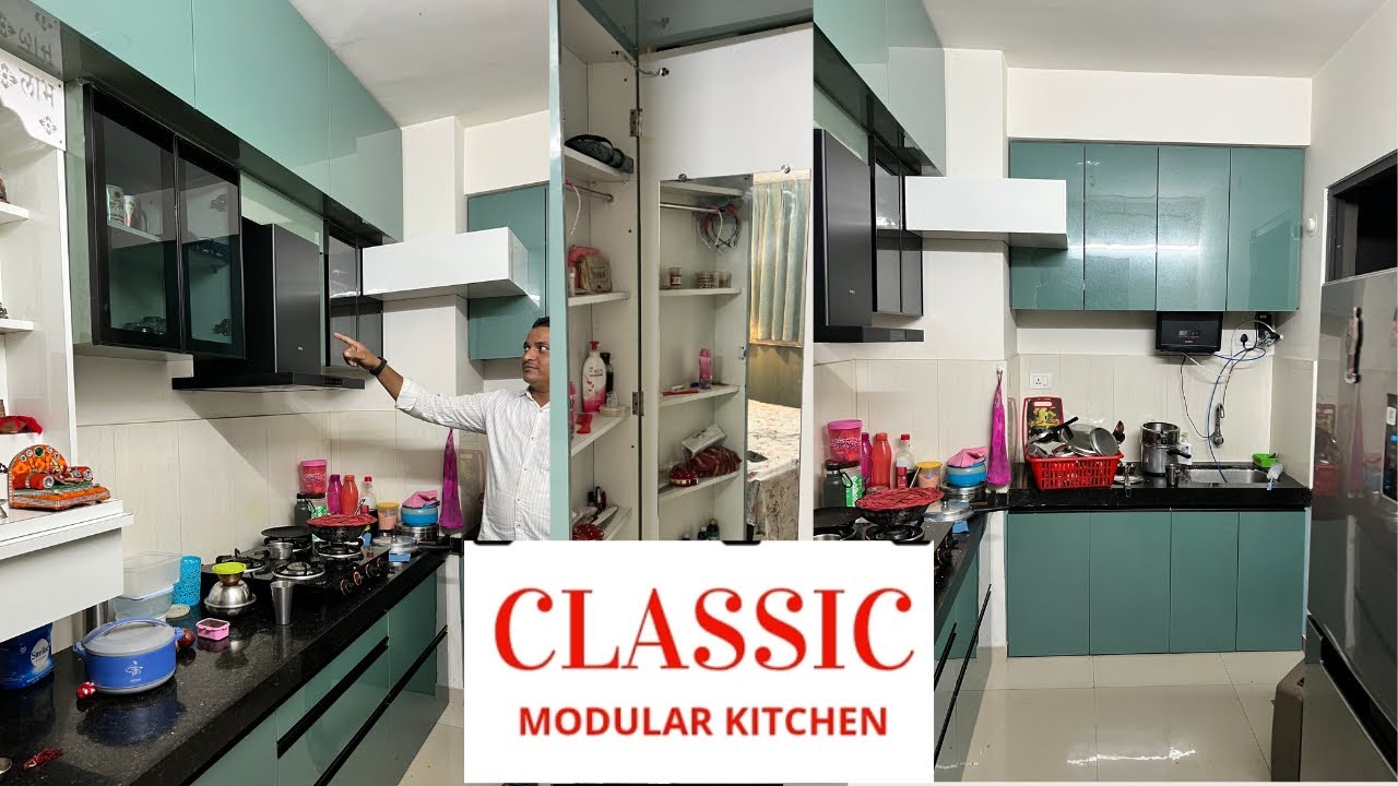 Beautiful kitchen design  | tandem trolley, Kitchen |   tandem drawer | 