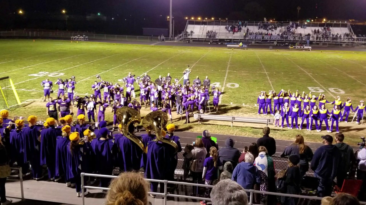 Unioto Alma Mater after football win 10-28-2016