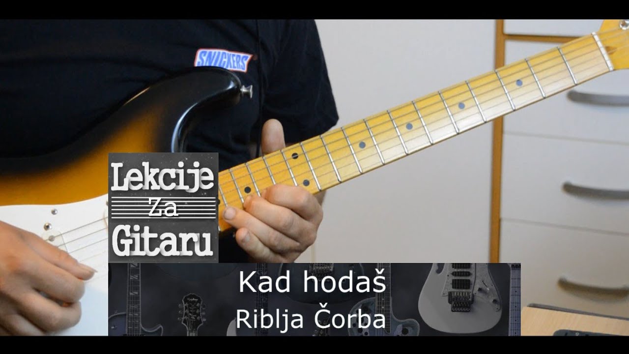 Riblja Čorba - Kad hodaš - cover lesson