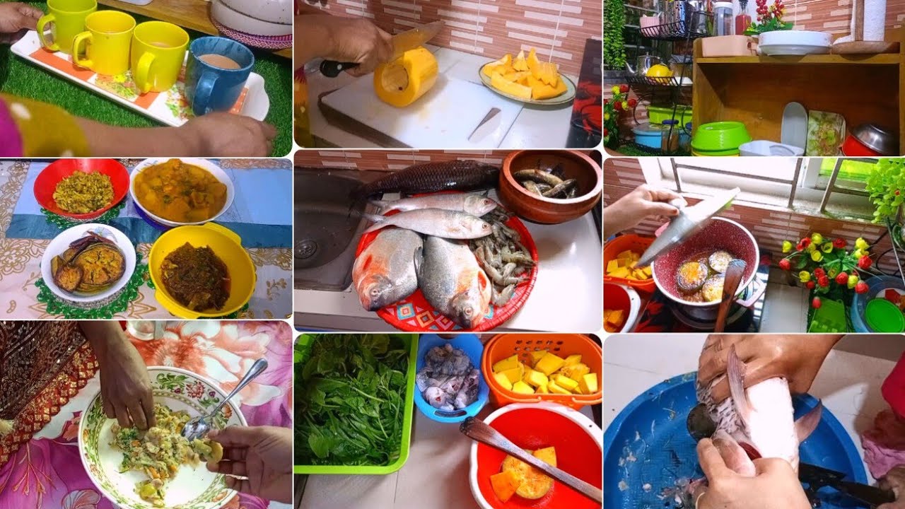 বাসায় মেহমান রেখে 🐟 মাছ বাজার করলাম ।