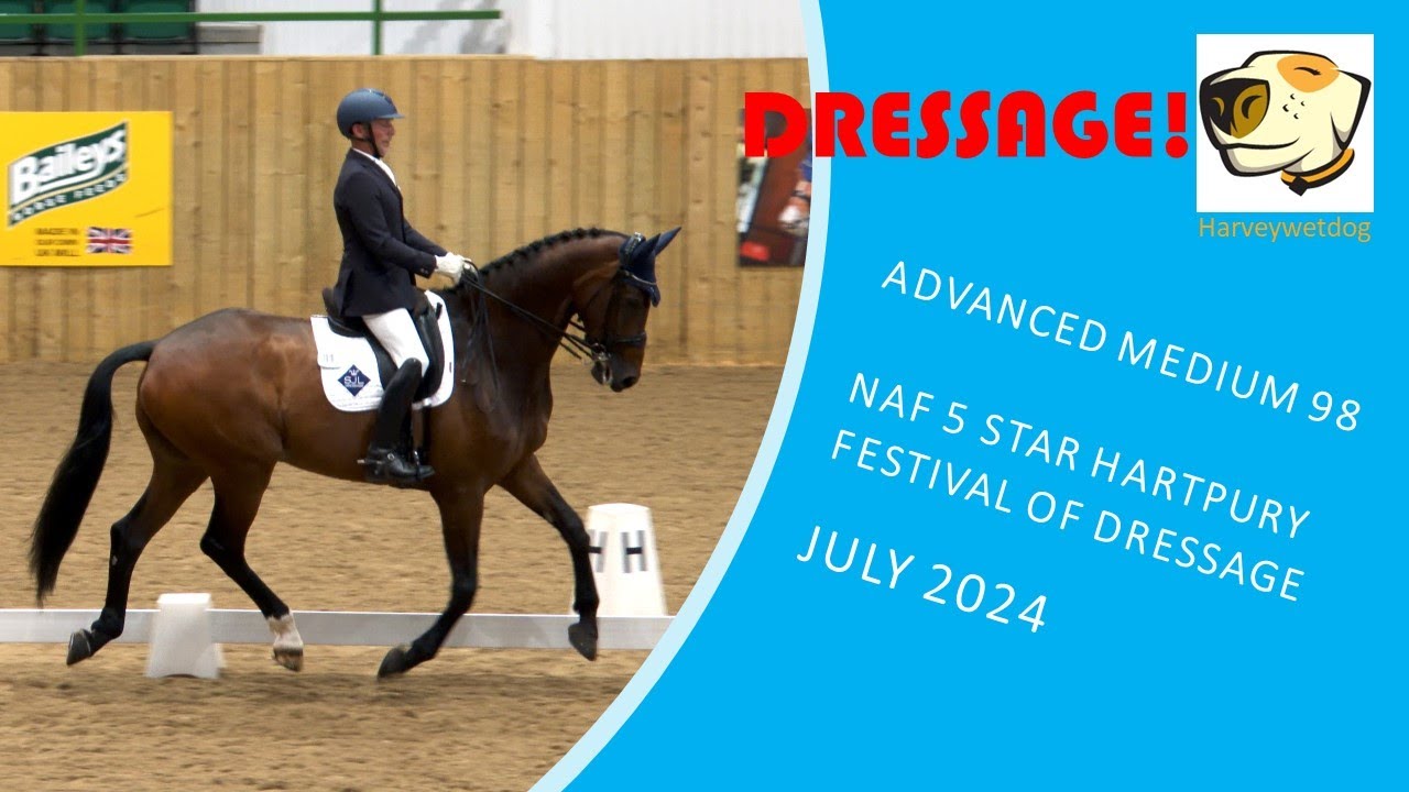 Daniel Greenwood and SJL Baks Zacco at NAF Hartpury Festival of Dressage 2024